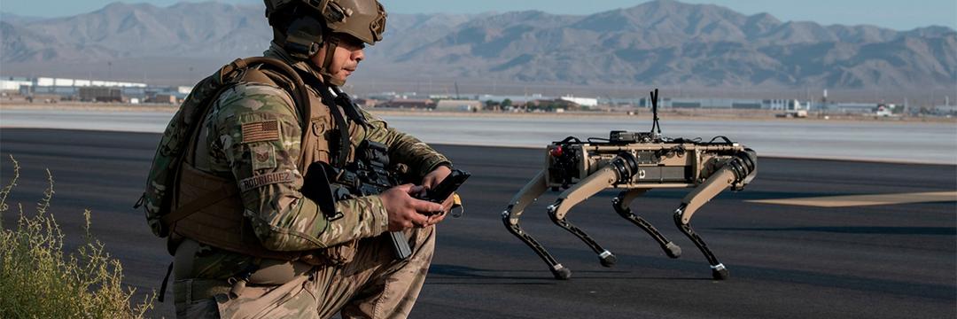 Cães-robôs se juntam à Força Aérea dos Estados Unidos