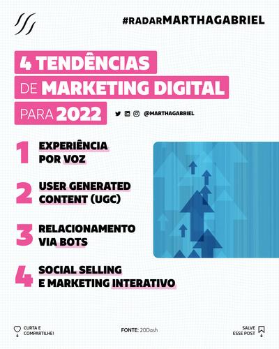 4 Tendências de Marketing Digital para 2022