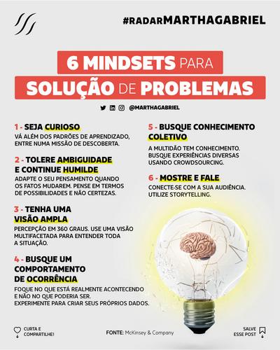 6 Mindsets para solução de problemas